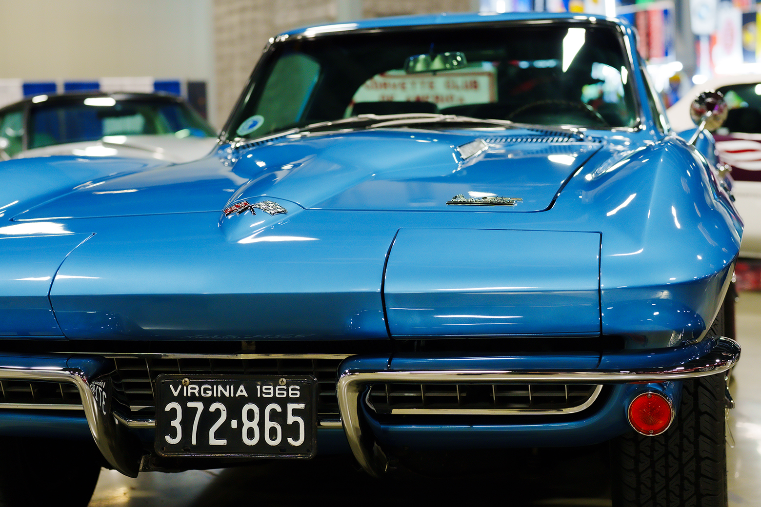 Blue Corvette